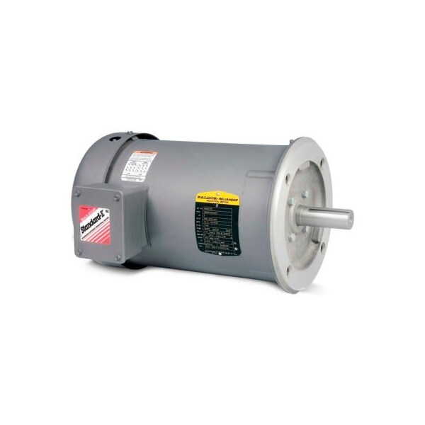 Baldor-Reliance Motor VM3537-5, .5HP, 3450RPM, 3PH, 60HZ, 56C, 3410M, TEFC, F1
